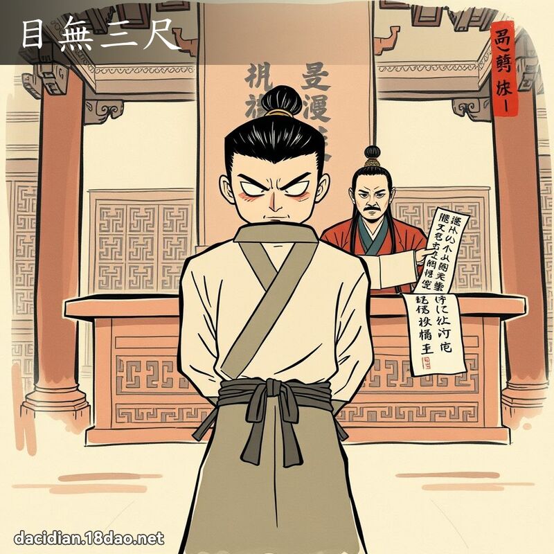 目无三尺 配图