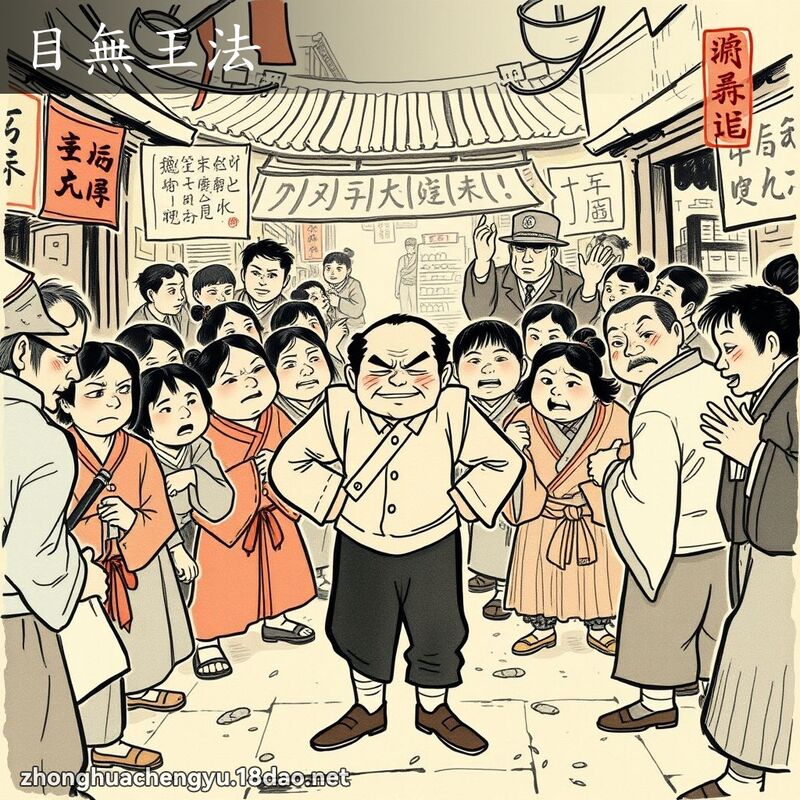 目無王法 - 中華成語配圖