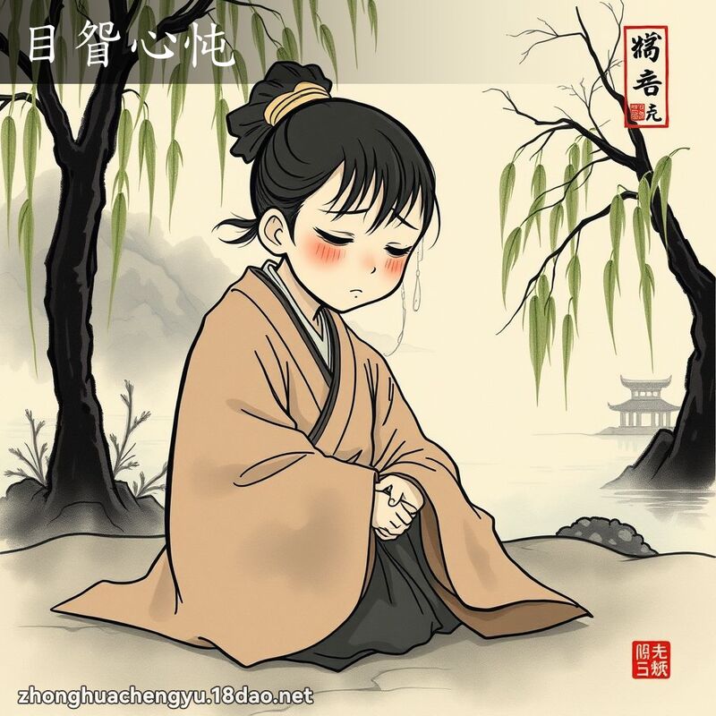 目眢心忳 - 中华成语配图