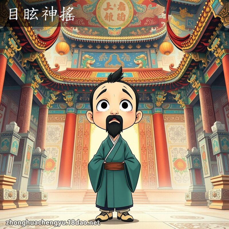 目眩神搖 - 中華成語配圖