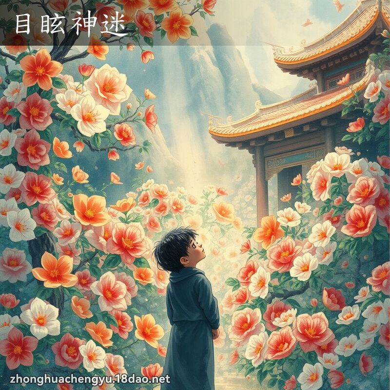 目眩神迷 - 中華成語配圖