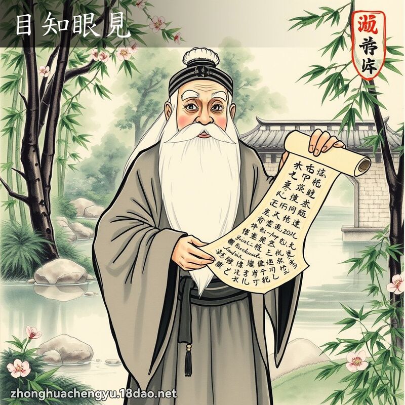 目知眼見 - 中華成語配圖