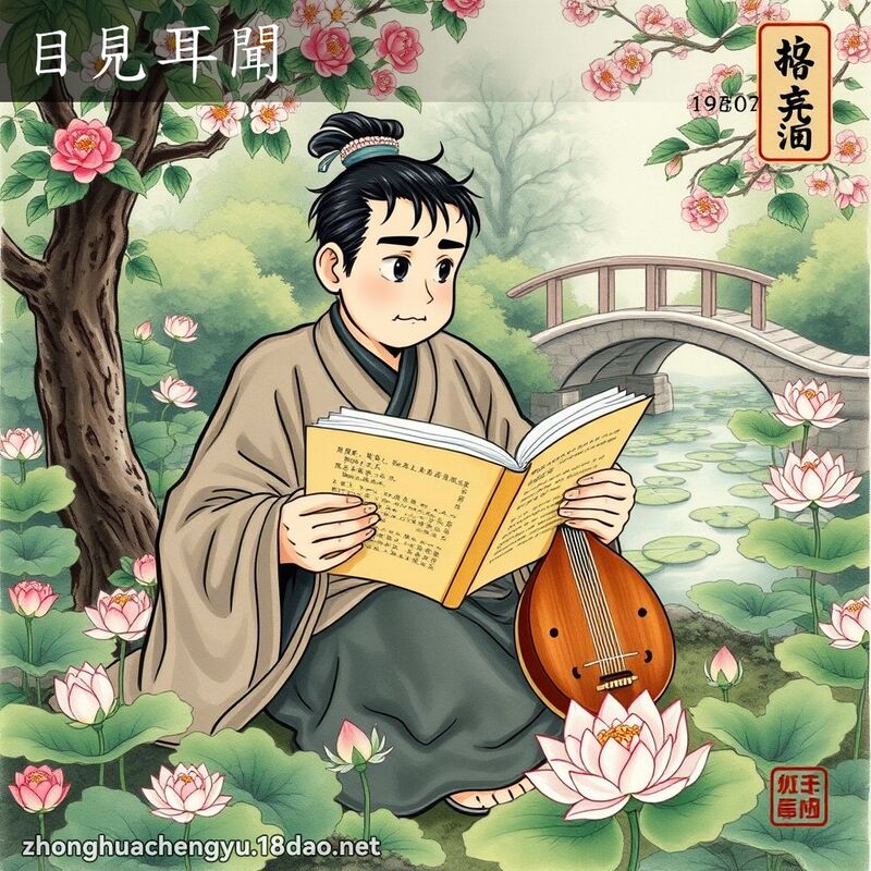 目見耳聞 - 中華成語配圖