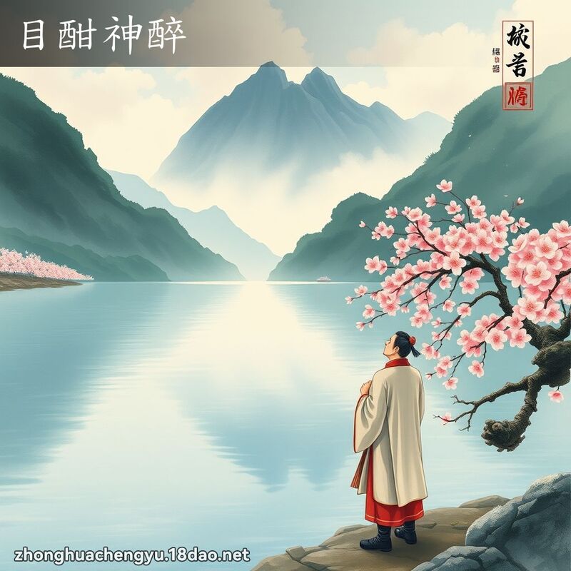 目酣神醉 - 中華成語配圖