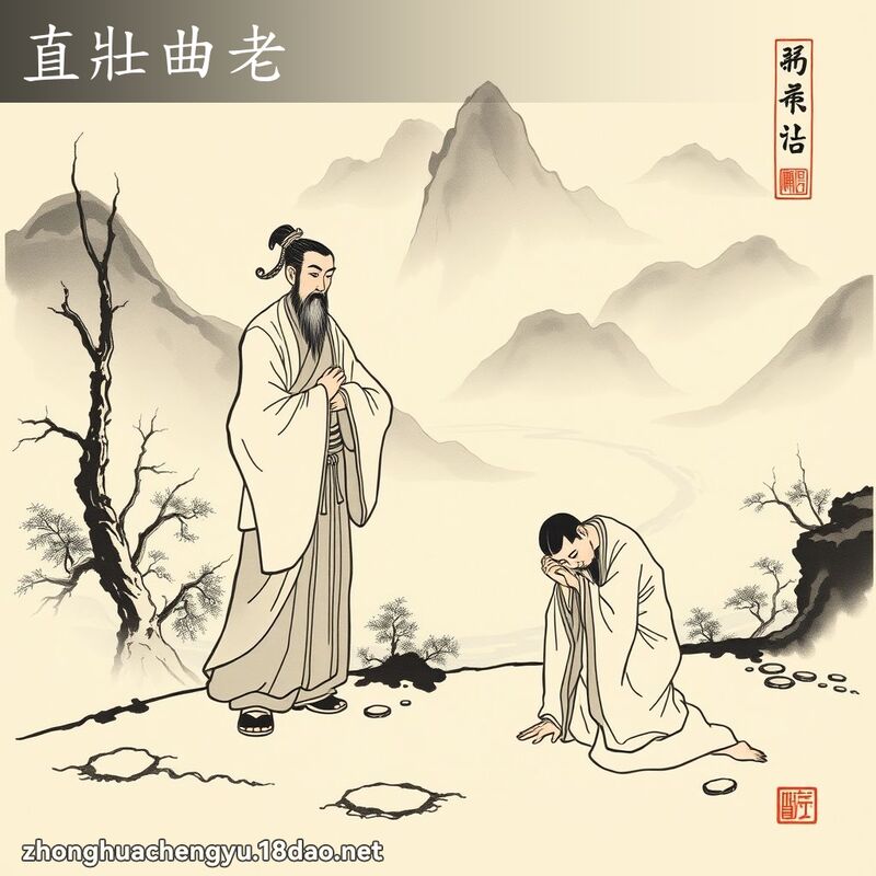 直壯曲老 - 中華成語配圖