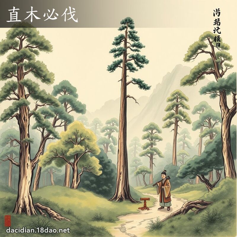 直木必伐 配图