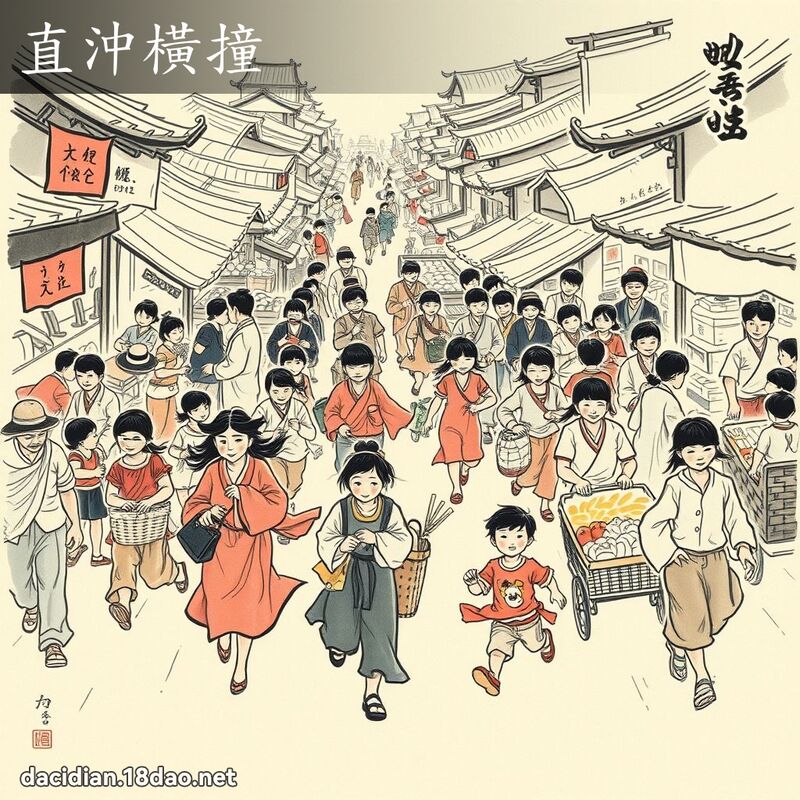 直沖橫撞 配图