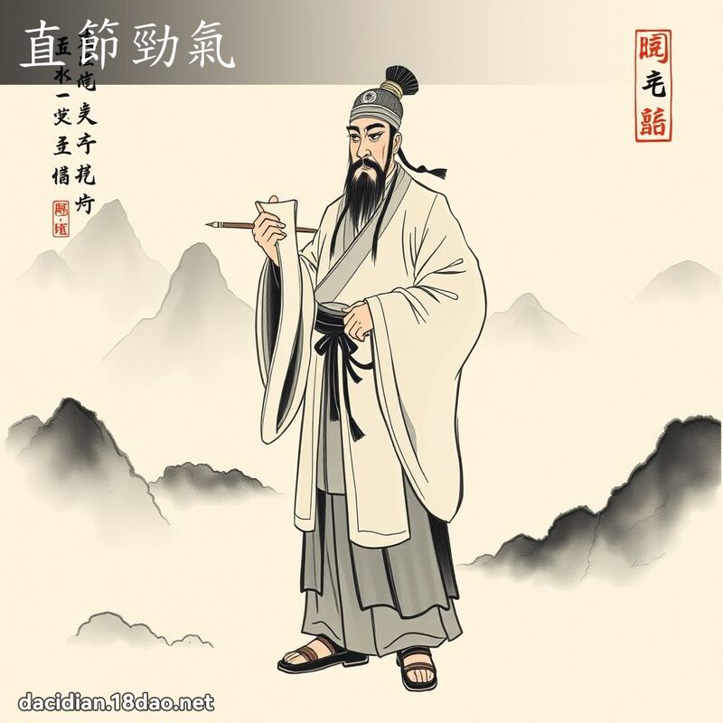 直節勁氣 配图