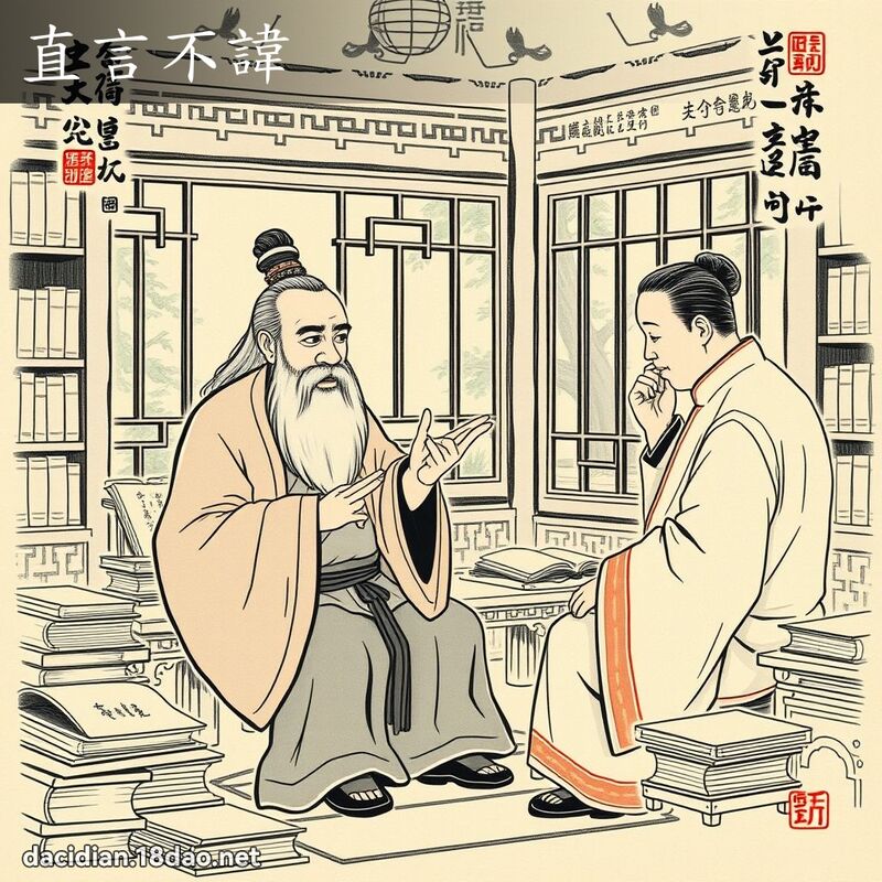直言不諱 配图