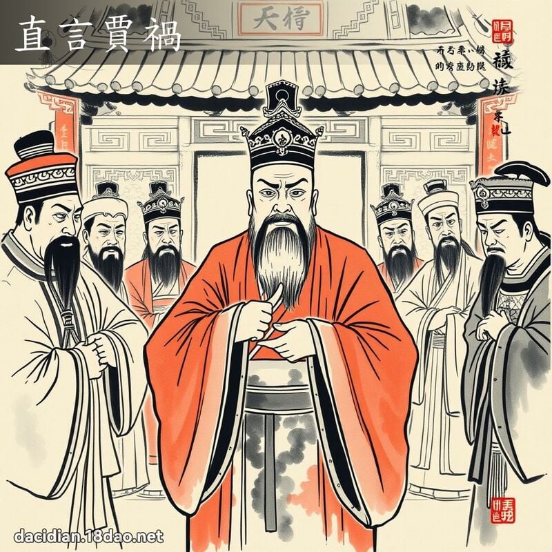 直言賈禍 配图