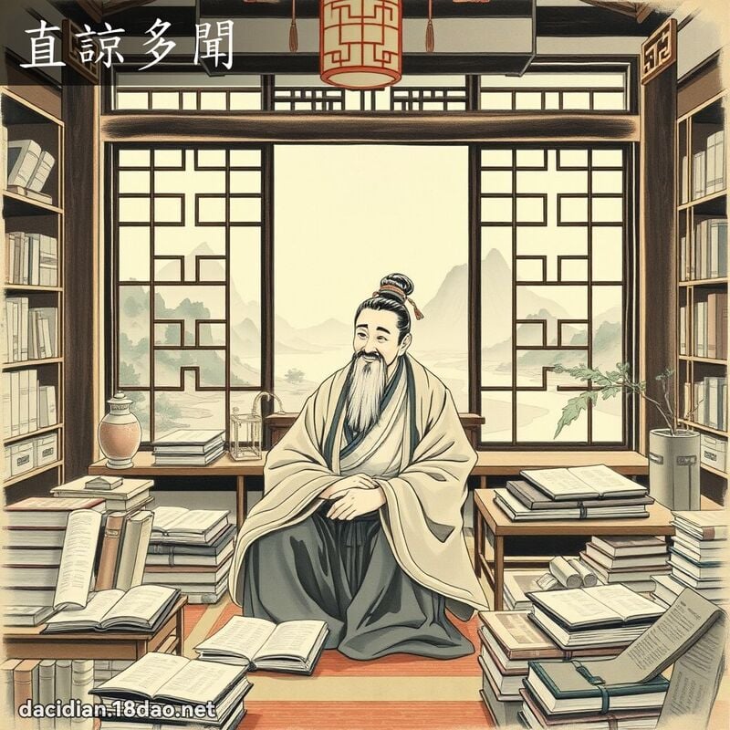 直諒多聞 配图