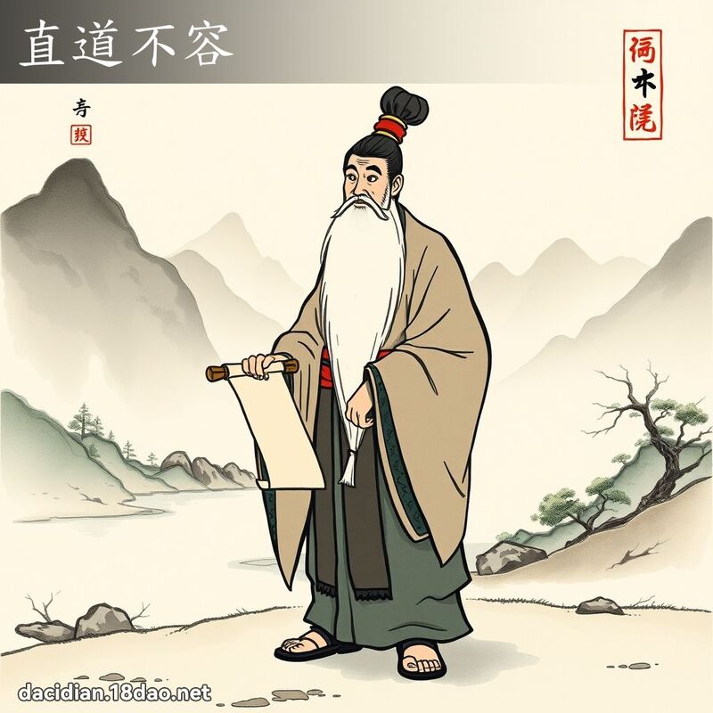 直道不容 配图