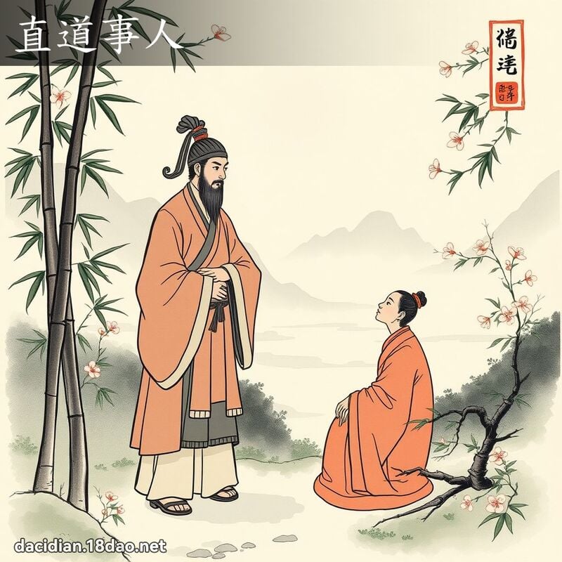 直道事人 配图