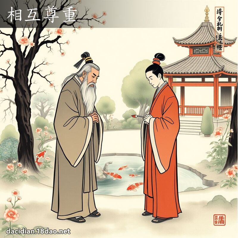 相互尊重 配图
