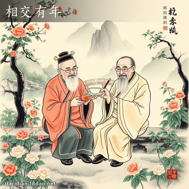 相交有年 配图