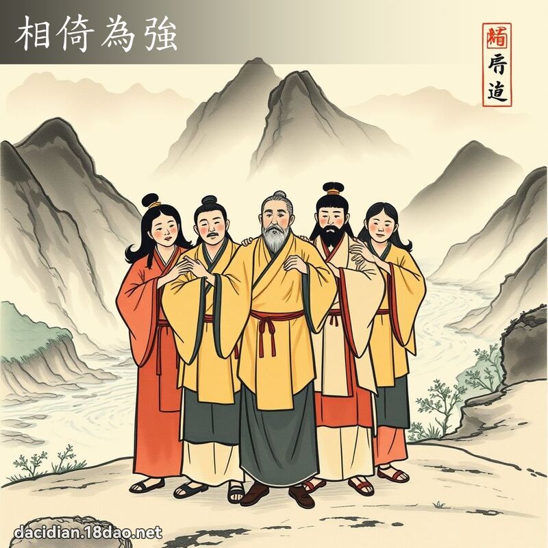 相倚為強 配图