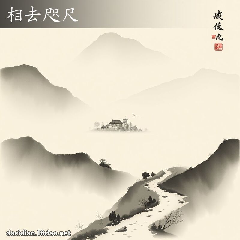 相去咫尺 配图