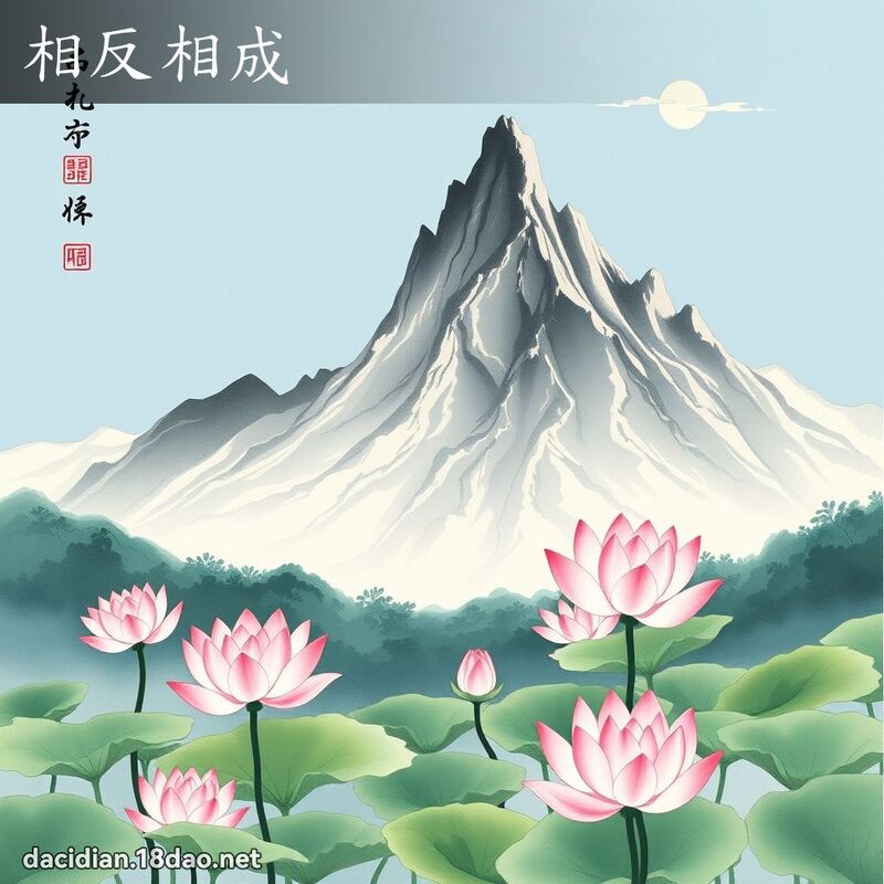 相反相成 配图