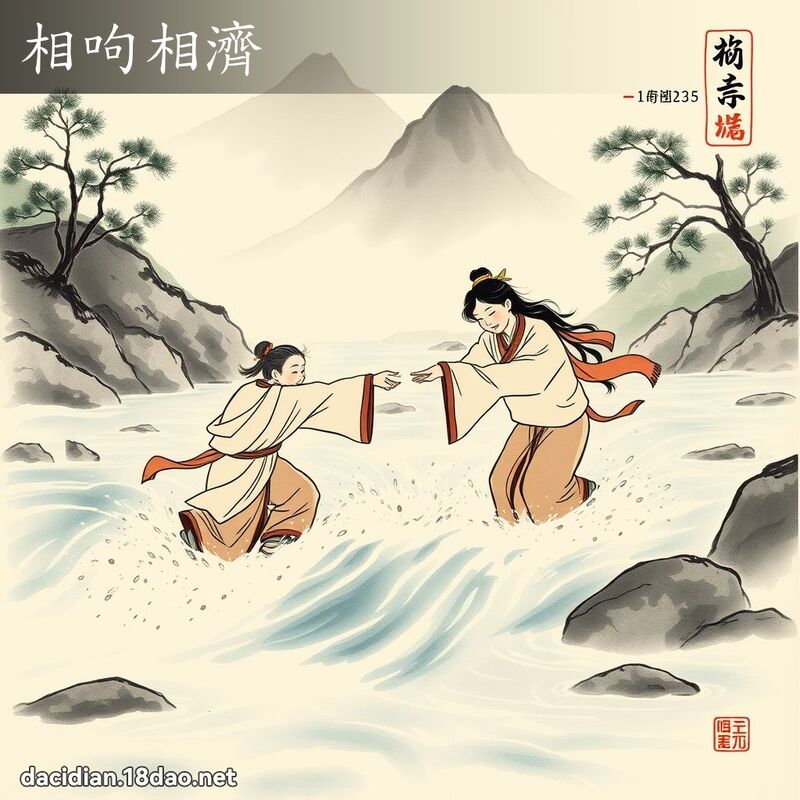 相呴相濟 配图