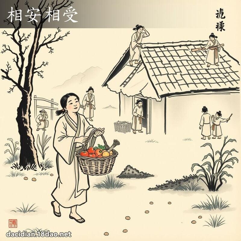 相安相受 配图