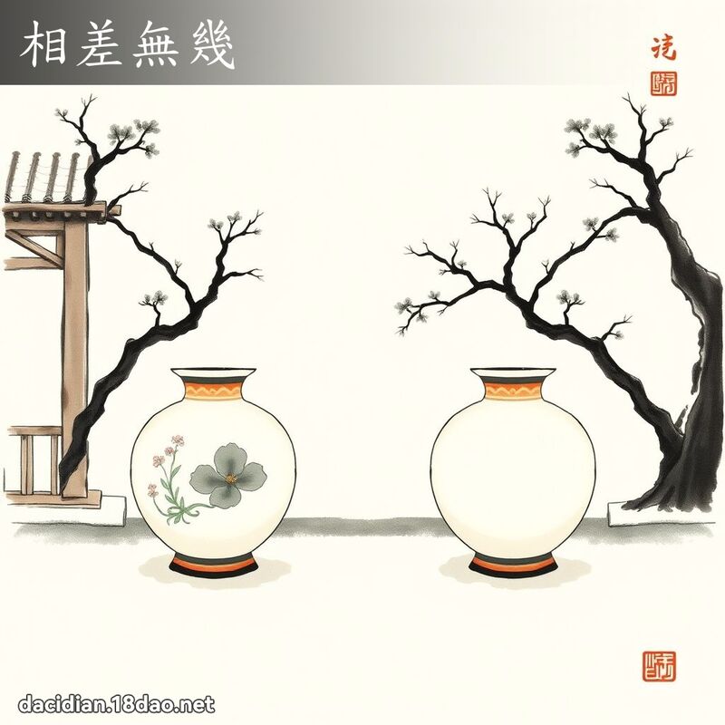 相差無幾 配图
