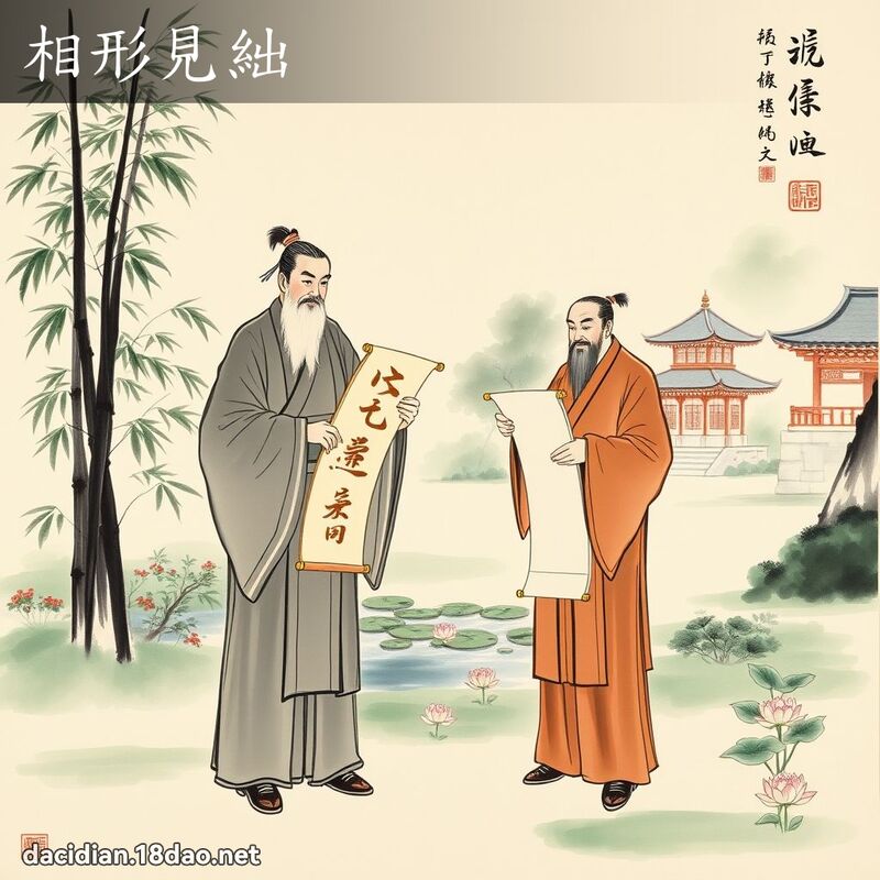 相形見絀 配图