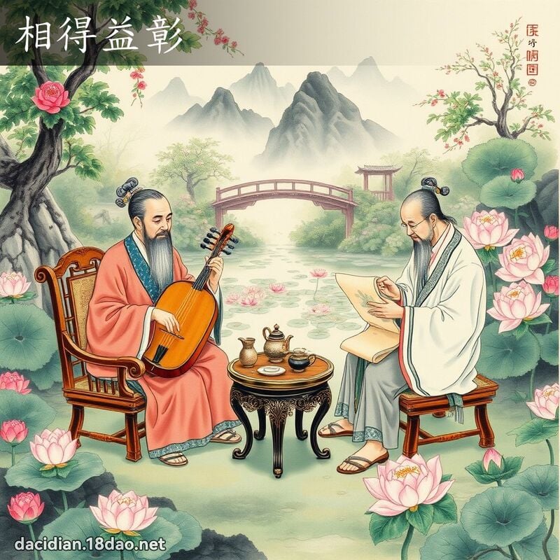 相得益彰 配图