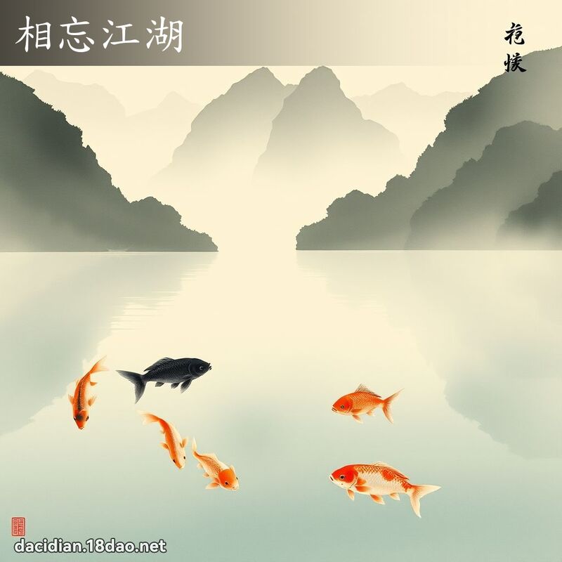 相忘江湖 配图