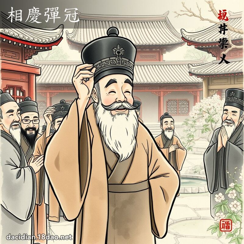 相慶彈冠 配图