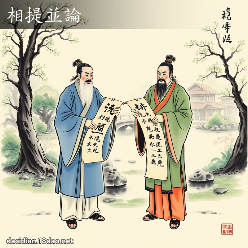 相提並論 配图