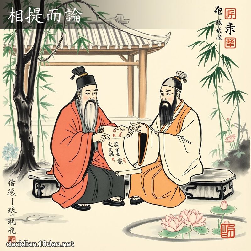 相提而論 配图