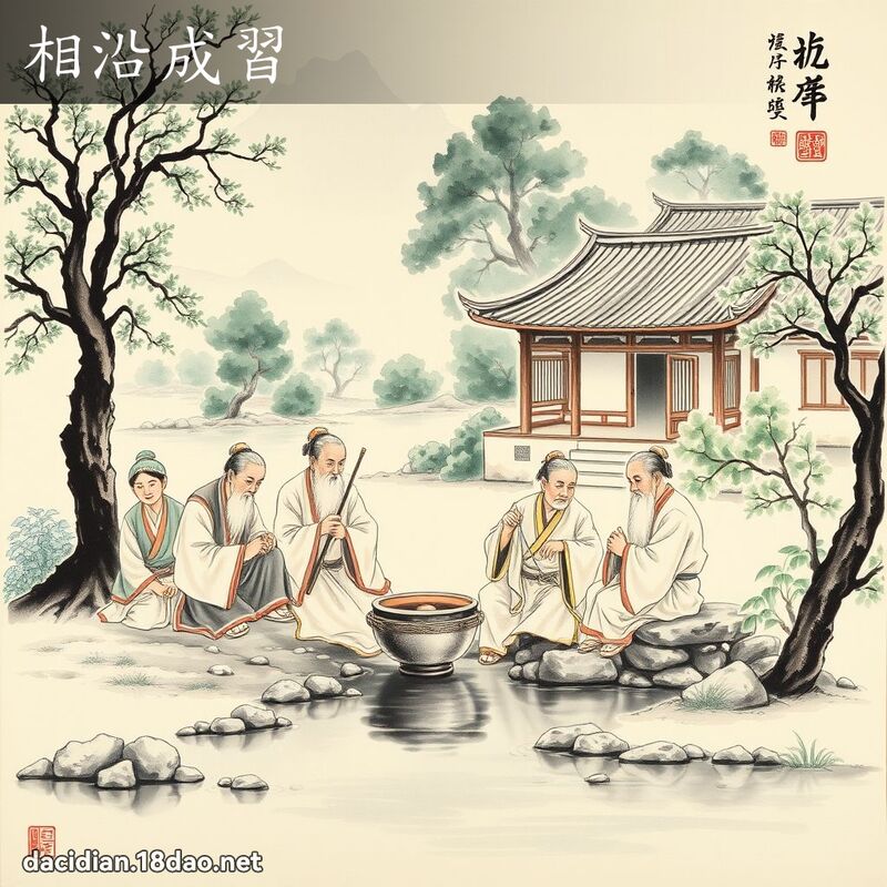 相沿成習 配图