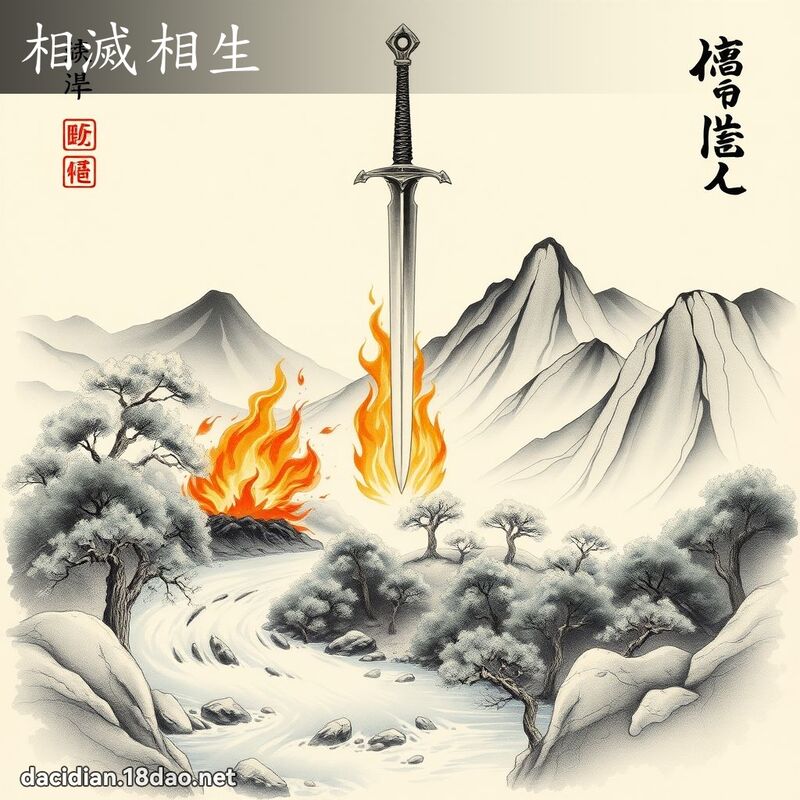 相滅相生 配图