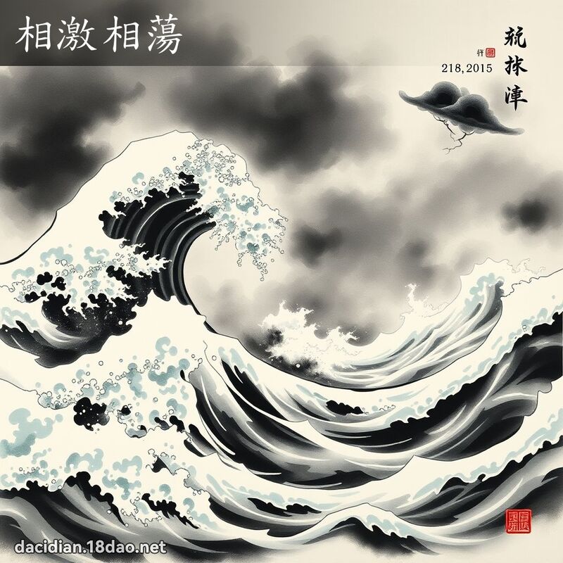 相激相蕩 配图