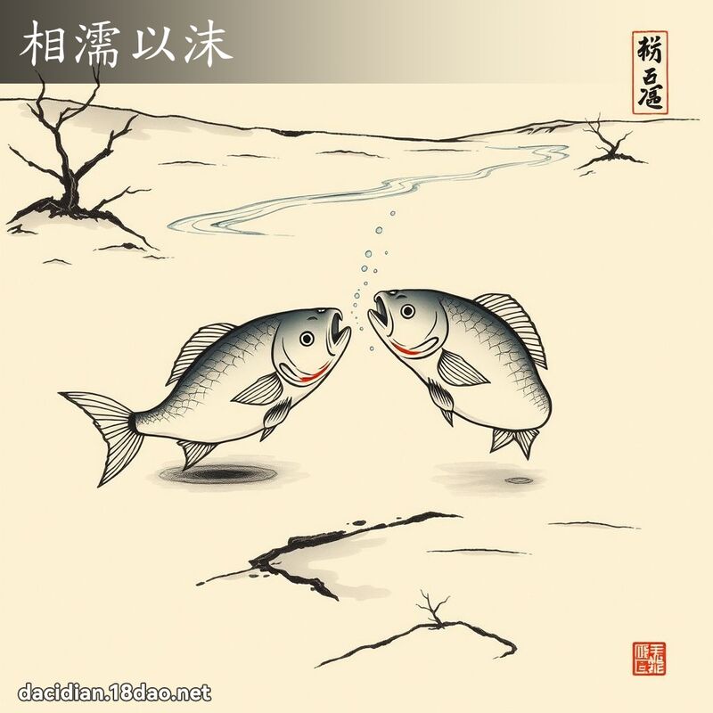 相濡以沫 配图