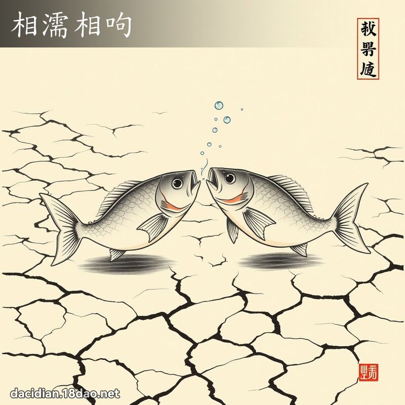 相濡相呴 配图