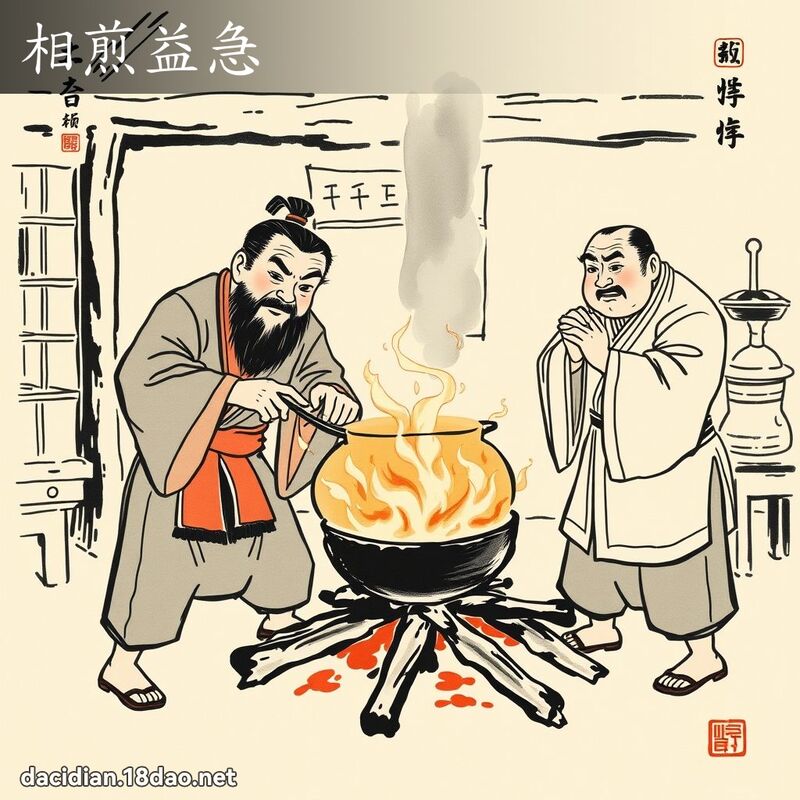 相煎益急 配图