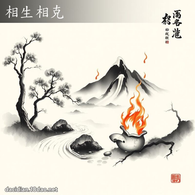 相生相克 配图