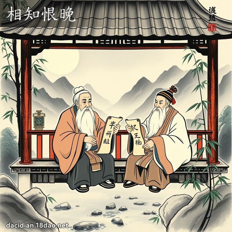 相知恨晚 配图