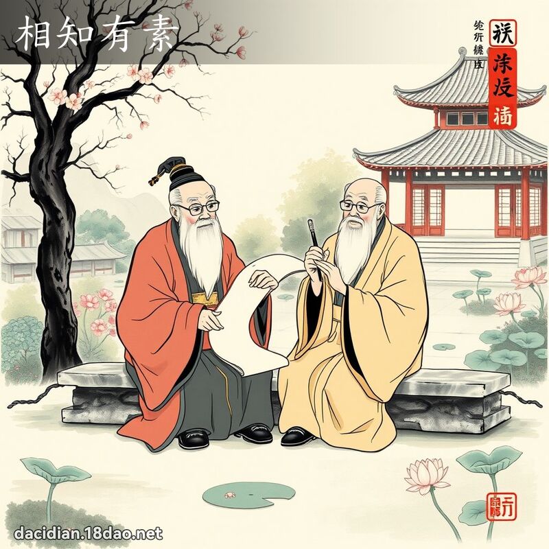 相知有素 配图