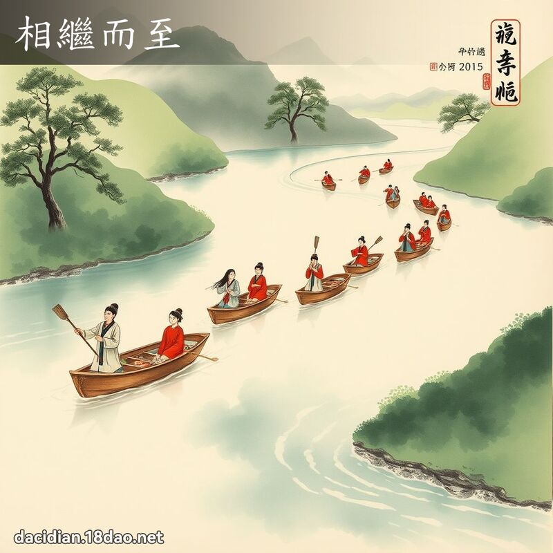 相繼而至 配图