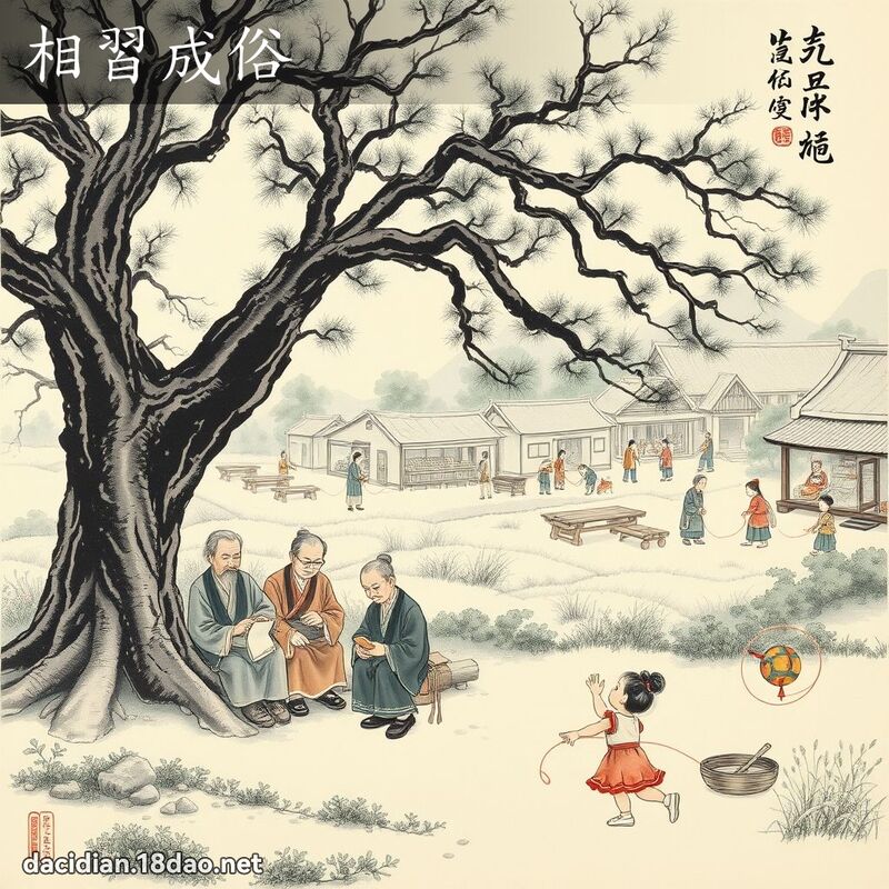 相習成俗 配图