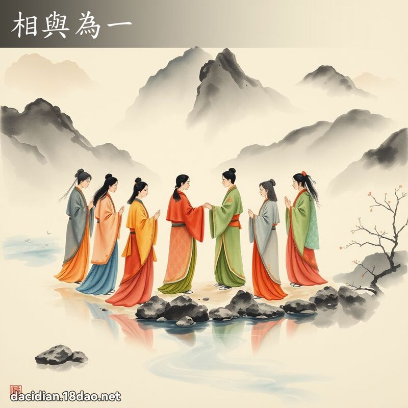 相與為一 配图