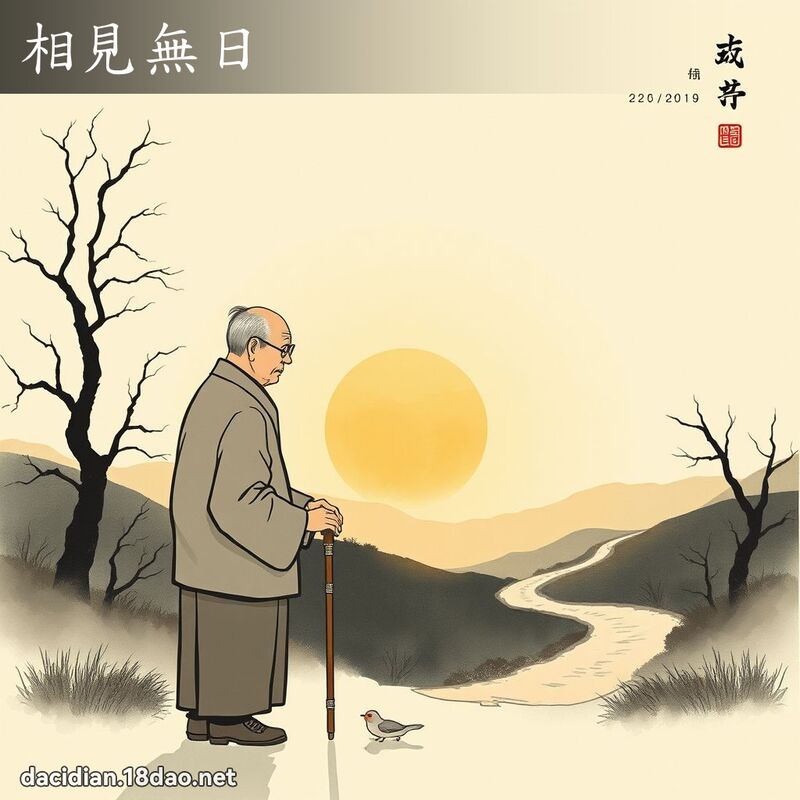 相見無日 配图