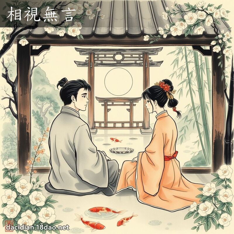 相視無言 配图