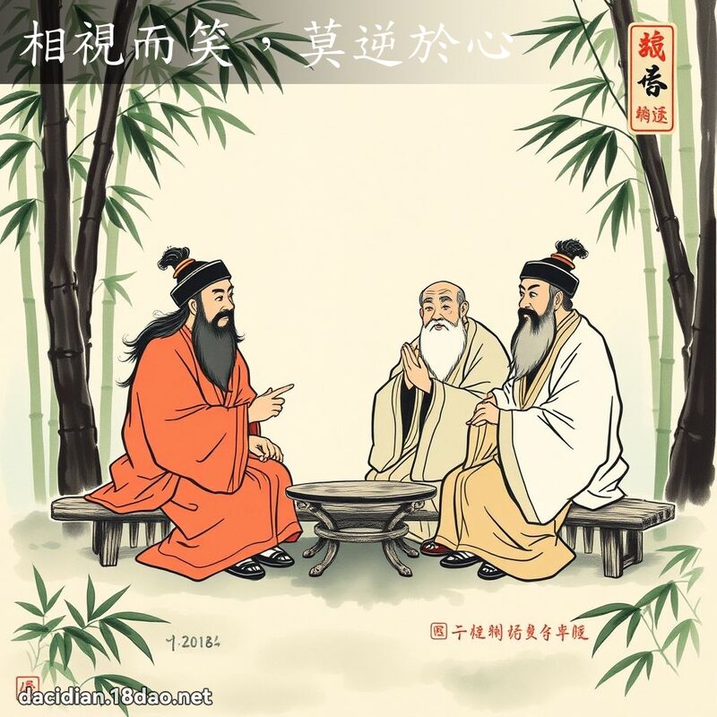 相視而笑,莫逆於心 配图