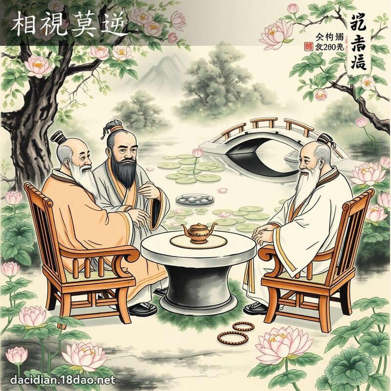 相視莫逆 配图