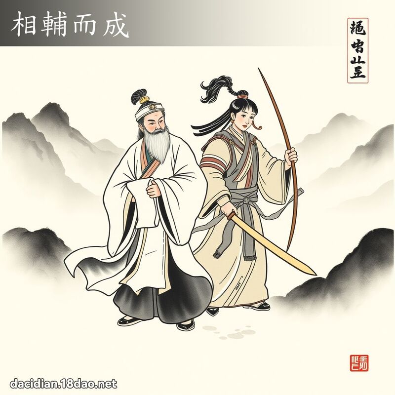 相輔而成 配图