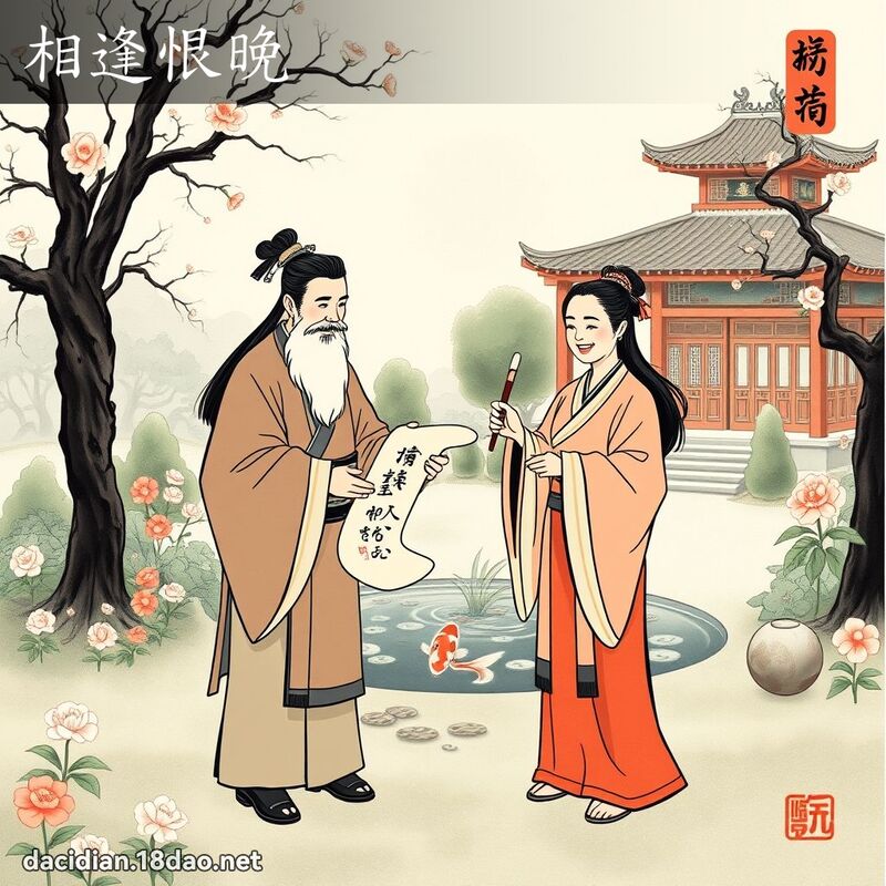 相逢恨晚 配图