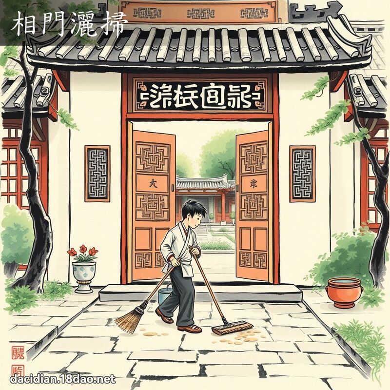 相門灑掃 配图